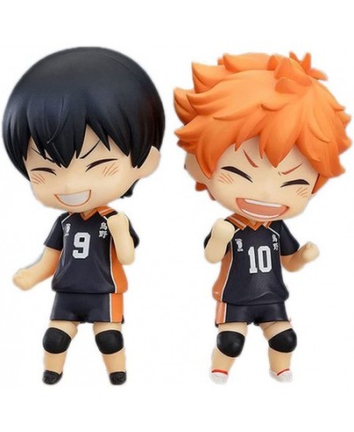 Haikyuu Shoyo Hinata Tobio Kageyama Q Version Nendoroid Anime Figures Toy Replaceable Accessories Cartoon Game Action Figure ...