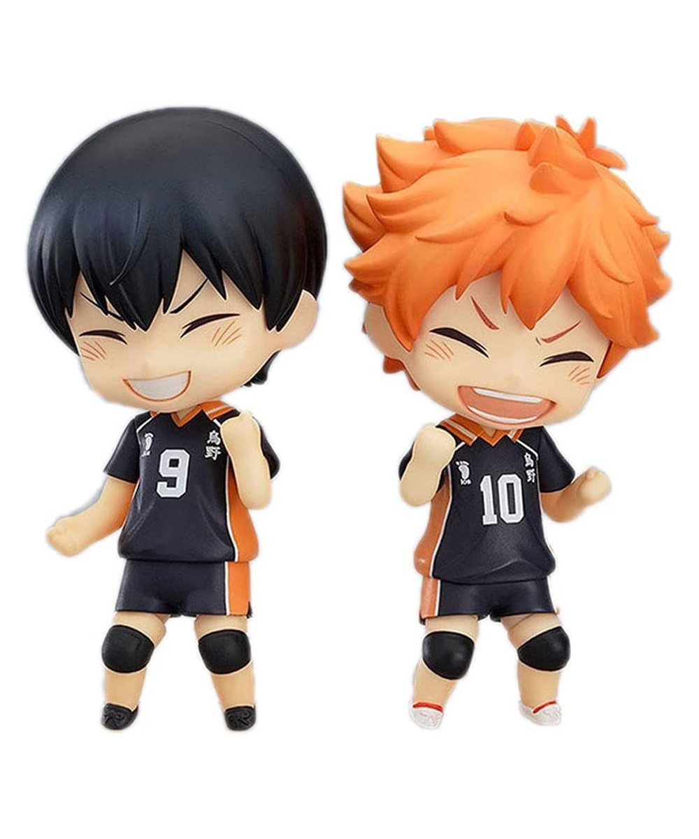 Haikyuu Shoyo Hinata Tobio Kageyama Q Version Nendoroid Anime Figures Toy Replaceable Accessories Cartoon Game Action Figure ...