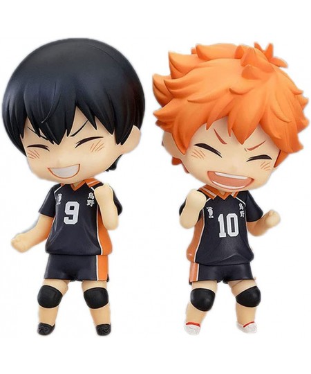 Haikyuu Shoyo Hinata Tobio Kageyama Q Version Nendoroid Anime Figures Toy Replaceable Accessories Cartoon Game Action Figure ...