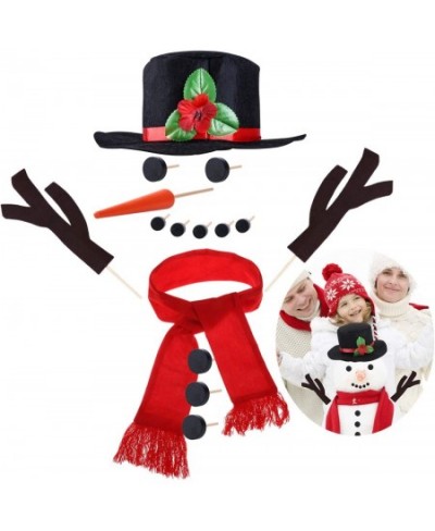 15 Pack Snowman Kit Build a Snowman Making Building Accessories Decoration Winter Holiday Christmas Outdoor Toys for Kids $24...