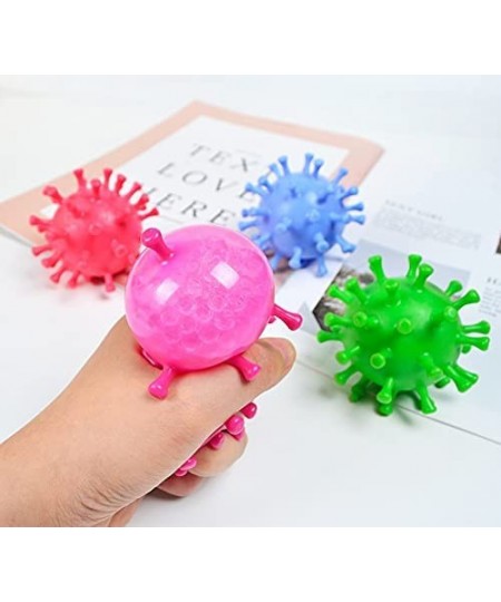 8 PCS Strange New Vent Toy Virus Ball TPR Decompression Vent Beads Hand Pinched Grape Ball $24.57 - Gags & Practical Joke Toys