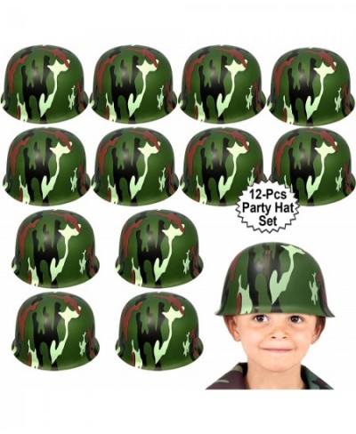 Army Helmets for Kids | 12 Count Plastic Camouflage Hats | Soldier Helmet Party Favors | Camo Costume Dress Up Hat $21.81 - K...