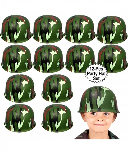 Army Helmets for Kids | 12 Count Plastic Camouflage Hats | Soldier Helmet Party Favors | Camo Costume Dress Up Hat $21.81 - K...