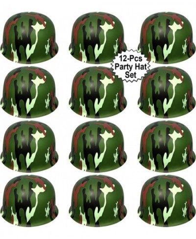 Army Helmets for Kids | 12 Count Plastic Camouflage Hats | Soldier Helmet Party Favors | Camo Costume Dress Up Hat $21.81 - K...