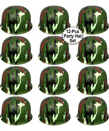 Army Helmets for Kids | 12 Count Plastic Camouflage Hats | Soldier Helmet Party Favors | Camo Costume Dress Up Hat $21.81 - K...