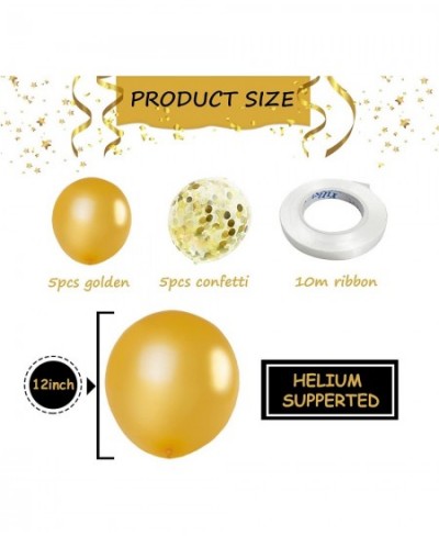 Large - Gold One Balloon for First Birthday 40 Inch Number 1 Balloon Gold 1st Birthday Balloons Confetti Balloons Gold 1 Ball...