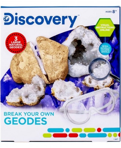 Break Your Own Geodes at-Home STEM Kits for Kids Age 8 and Up Geode & Crystal Kits Birthday Parties & Sleepover Activities $2...