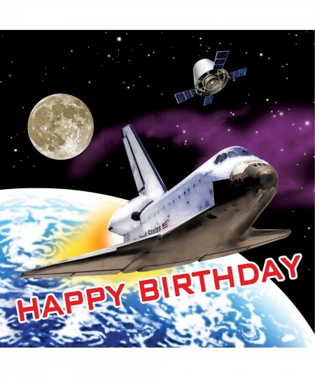 Space Odyssey Happy Birthday Lunch Napkins 18 Pack $17.57 - Kids' Party Tableware