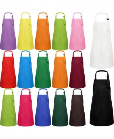 20 Pcs Kids Aprons Set Children Chef Aprons Kids Adjustable Aprons for Boys Girls Cooking Baking L for 7-13 Age $60.39 - Toy ...