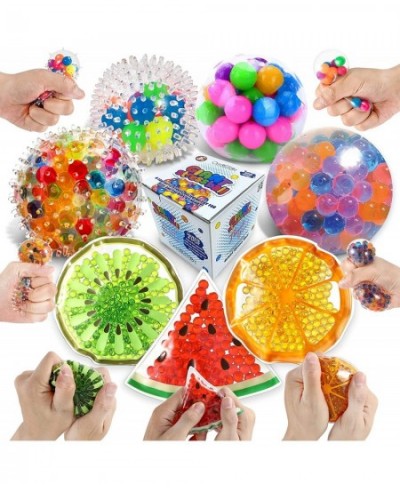 Sensory Stress Ball and Bean Bag Set - 19 Pack Squishy Ball Toys Set for Kids Fidget Stress Balls for Autism/ Anxiety Relief ...