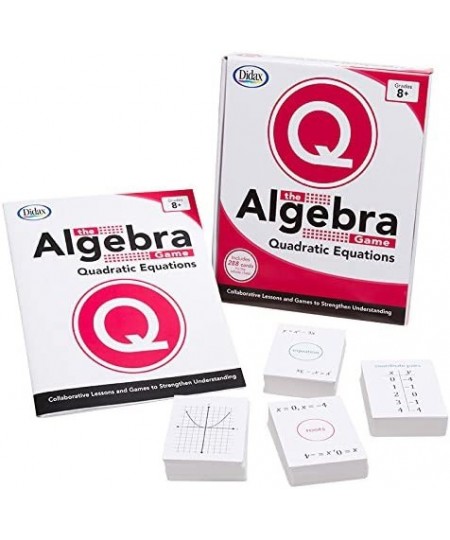 Educational Resources The Algebra Game: Quadratic Equations Basic Educational Game $78.93 - Early Development & Activity Toys