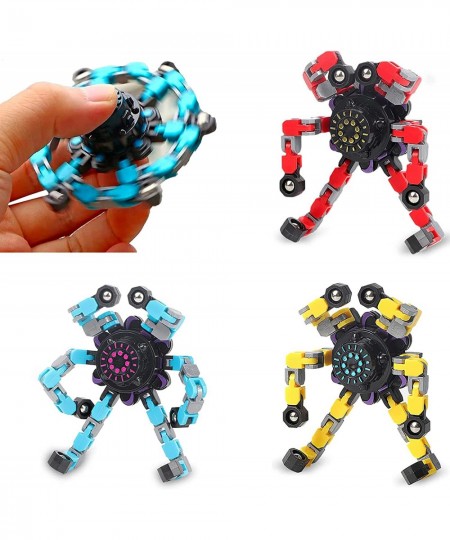 Fingertip Spin Top Toys Finger Hand Spinner Toy Transformable Chain Mechanical Stress Relief Christmas Birthday Toys Gifts fo...