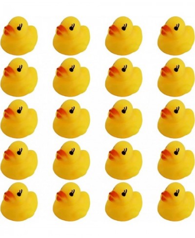 Mini Rubber Ducks 20Pcs Little Rubber Ducks Tiny Baby Shower Rubber Ducks Squeak Fun Rubber Ducks in Bulk Bath Toy Float Deco...