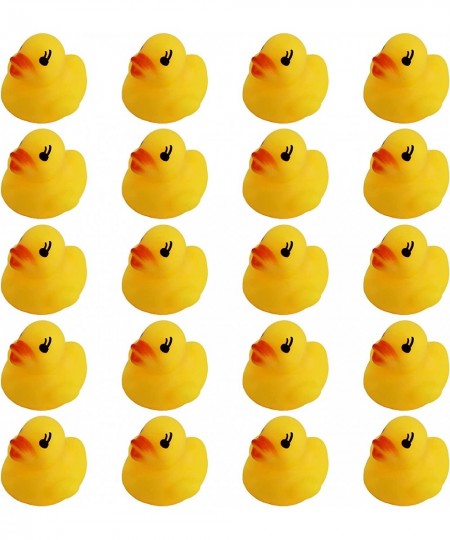 Mini Rubber Ducks 20Pcs Little Rubber Ducks Tiny Baby Shower Rubber Ducks Squeak Fun Rubber Ducks in Bulk Bath Toy Float Deco...