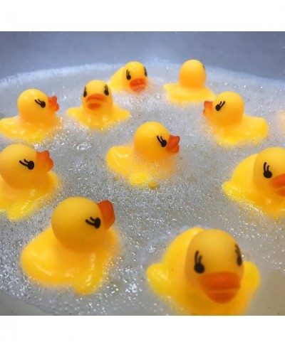 Mini Rubber Ducks 20Pcs Little Rubber Ducks Tiny Baby Shower Rubber Ducks Squeak Fun Rubber Ducks in Bulk Bath Toy Float Deco...