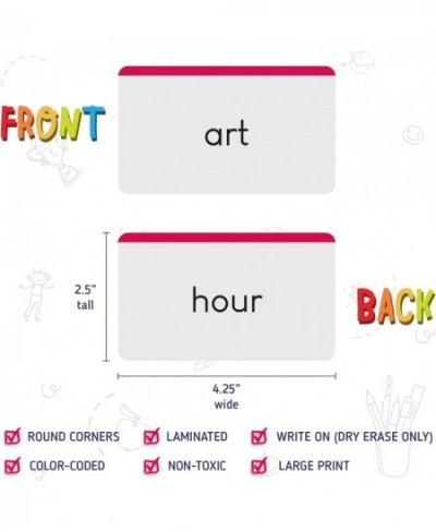 Sight Words Flashcards: Self-Paced Vocabulary Tool for Pre-K Kindergarten 1st 2nd & 3rd Graders Helps Kids Read & Recognize F...