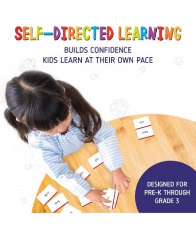 Sight Words Flashcards: Self-Paced Vocabulary Tool for Pre-K Kindergarten 1st 2nd & 3rd Graders Helps Kids Read & Recognize F...