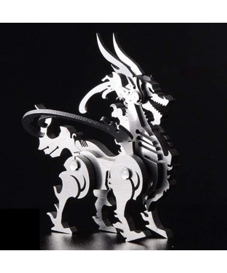 3D Metal Puzzle for Kids and Adults DIY Assembly Mythical Animal Model Stainless Steel Model Kit Jigsaw Puzzle Brain Teaser T...