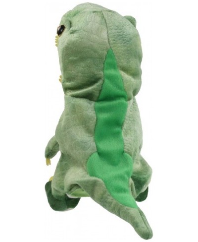 Plush Dinosaur Hand Puppet T-rex Stuffed Toy Open Movable Mouth for Creative Role Play Gift for Kids Toddlers on Birthday Chr...