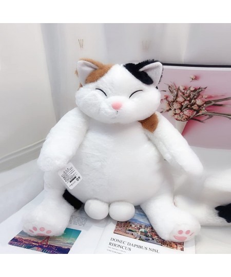 Stuffed Animal Pillows Cute Lazy Cat Plush Toys Stuffed Plush Dolls Gifts for Children and Girls (zongbai-45 Multicolor) $53....