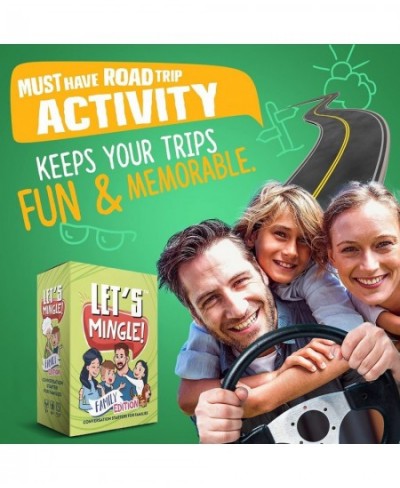 Road Trip Essentials Kids Family Games and Adults | Dinner Conversation Starter Cards for Families | Card Games for Families ...