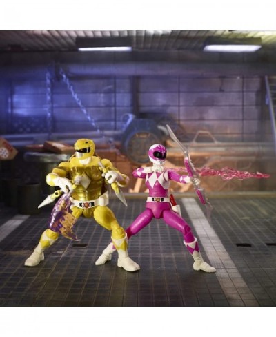 MMPR/TMNT Lightning Mike and April as Yellow and Pink Rangers Action Figure 2-Pack $56.41 - Action Figures