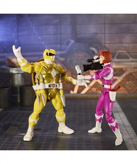 MMPR/TMNT Lightning Mike and April as Yellow and Pink Rangers Action Figure 2-Pack $56.41 - Action Figures