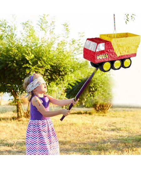 Construction Pinata Dump Truck Pinata for Boy Construction Birthday Party Tractor Excavator Car Pinata for Kids Party 15.5 x ...