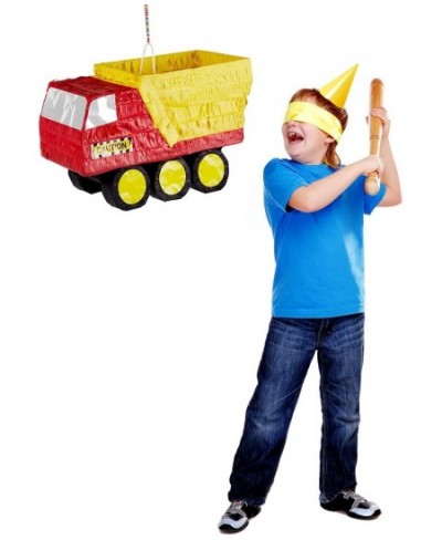 Construction Pinata Dump Truck Pinata for Boy Construction Birthday Party Tractor Excavator Car Pinata for Kids Party 15.5 x ...