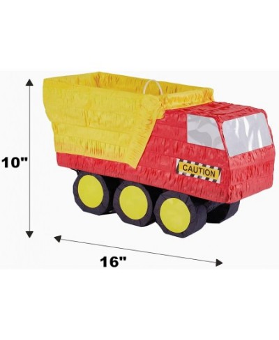 Construction Pinata Dump Truck Pinata for Boy Construction Birthday Party Tractor Excavator Car Pinata for Kids Party 15.5 x ...