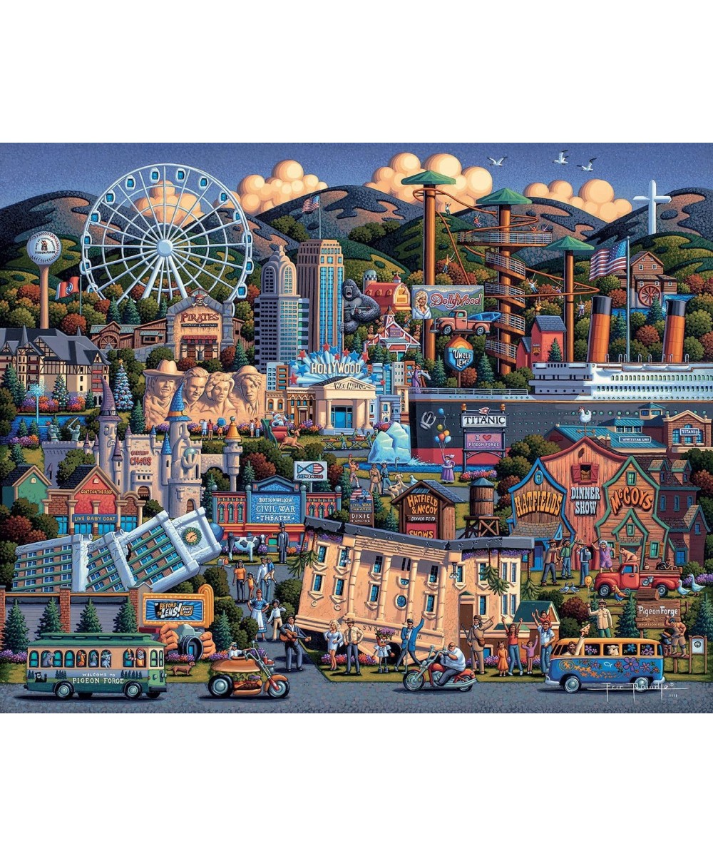 Dowdle Jigsaw Puzzle - Pigeon Forge - 500 Piece $40.23 - Jigsaw Puzzles