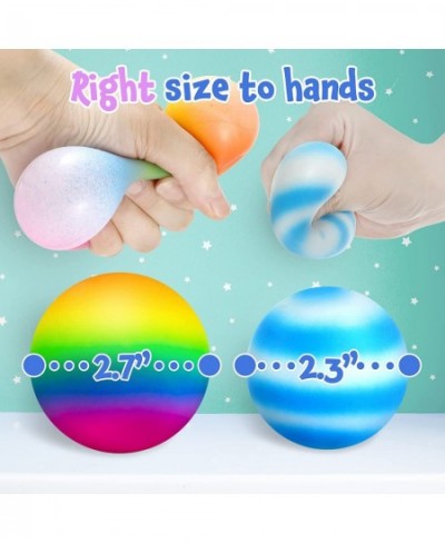 Color Changing Stress Balls - 4 Pack Stress Ball Fidget Toy Sensory Stress Relief Squeeze Toys for Anxiety Autism & More $21....