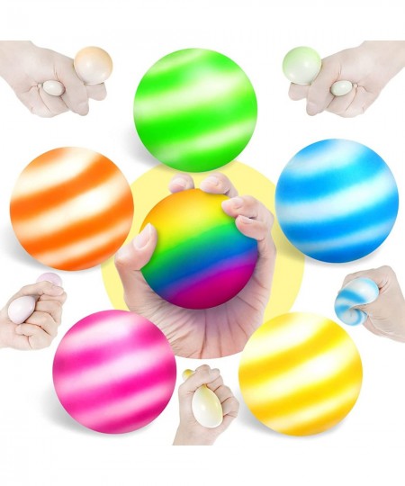 Color Changing Stress Balls - 4 Pack Stress Ball Fidget Toy Sensory Stress Relief Squeeze Toys for Anxiety Autism & More $21....