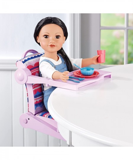 Take-Along Seat for 18 Inch Dolls Includes Folding Chair and Accessories $26.77 - Dolls