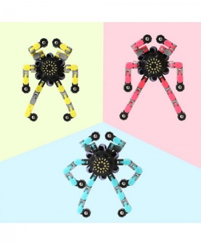 Spinning Top Toy - DIY Deformable Stress Relief Toy Decompression Fingertip Spinner Toy New Transformable Creative Mechanical...