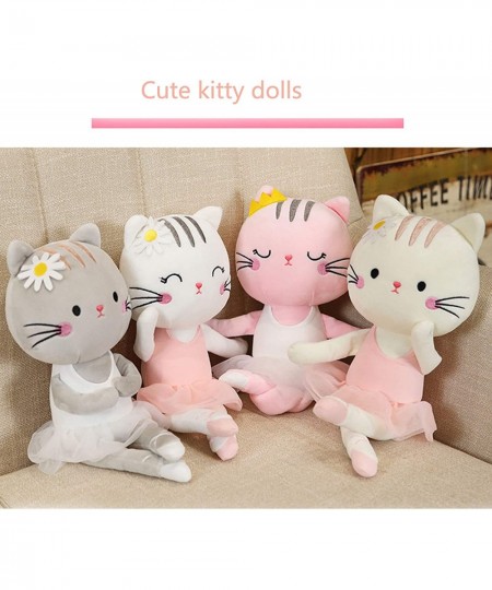 Ballerina Dolls Kitty Stuffed Animals Plush Cat Toys Ballet Dance Recital Gifts for Girls 13.5 Inches $30.28 - Plush Figure Toys