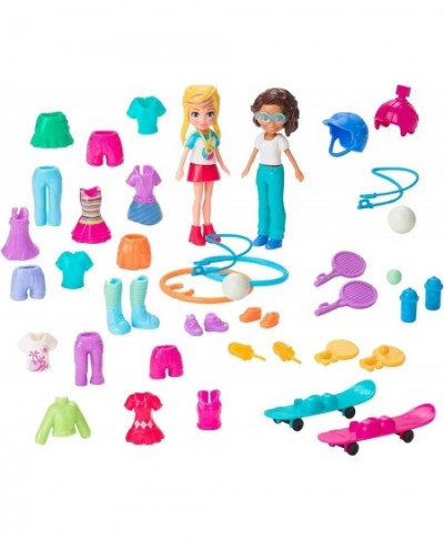 Super Sporty Pack with Polly & Lila Dolls and over 35 Fashions & Sporting Accessories $79.73 - Doll Playsets