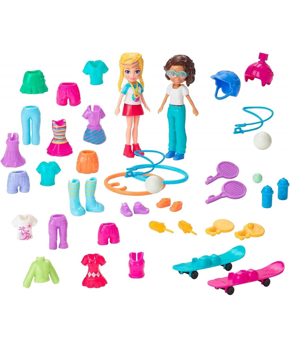 Super Sporty Pack with Polly & Lila Dolls and over 35 Fashions & Sporting Accessories $79.73 - Doll Playsets