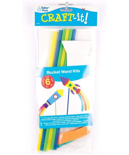 ET507 Card Rocket Wand Kits 3 Assorted for Kid's to Make & Decorate for Bonfire Night (Pack of 6) 28cm White 6 Pack $16.56 - ...