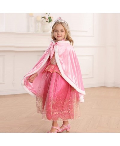 Princess Cloak with Hood Girls Cape Kid Toddler Costume Dress up for Halloween Christmas Carnival Cosplay $29.54 - Kids' Cost...