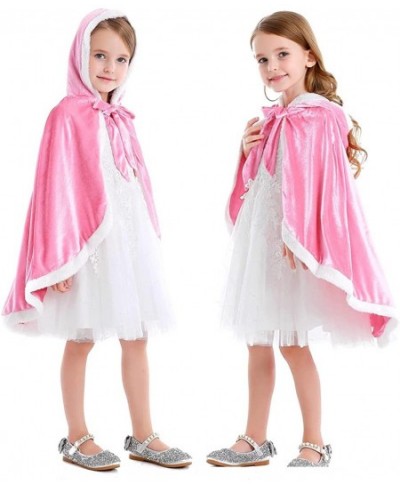 Princess Cloak with Hood Girls Cape Kid Toddler Costume Dress up for Halloween Christmas Carnival Cosplay $29.54 - Kids' Cost...