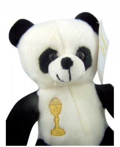 First Communion Plush Panda Bear Stuffed Animal with Embroidered Chalice 6 Inch $29.75 - Stuffed Animals & Teddy Bears