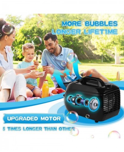 Bubble Machine Automatic Bubble Blower Professional Bubble Maker Machine for Kids Toddlers with 150 ml Bubble Solution 2 Spee...