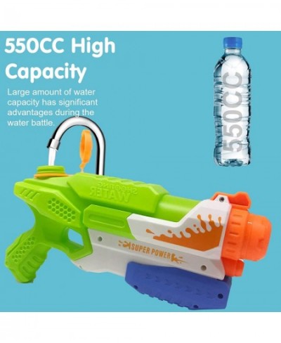 Water Gun for Kids & Adults - 2 Pack 550CC High Capacity Super Water Soaker Blaster Squirt Guns for Boys & Girls Long Range S...