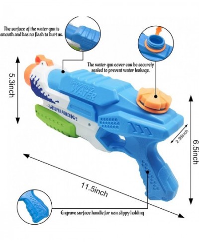 Water Gun for Kids & Adults - 2 Pack 550CC High Capacity Super Water Soaker Blaster Squirt Guns for Boys & Girls Long Range S...