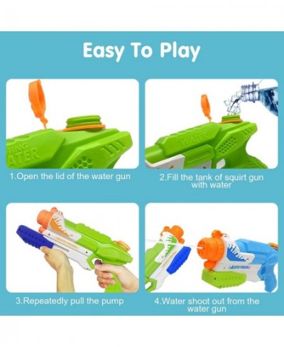 Water Gun for Kids & Adults - 2 Pack 550CC High Capacity Super Water Soaker Blaster Squirt Guns for Boys & Girls Long Range S...