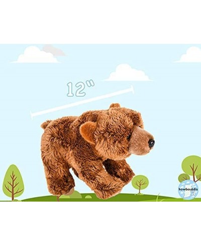 12" Floppy Grizzly Bear Plush- Stuffed Animal - Ultra Soft Coat - Cuddly & Cozy - Great Gift OR Prize - Ages 3+ $41.81 - Stuf...