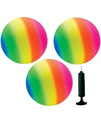 8.5 Inch Playground Balls (Set of 3) (3 Pack Rainbow Balls) $27.95 - Kickballs & Playground Balls