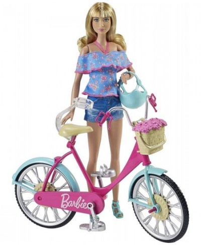 Bicycle with Basket of Flowers $28.45 - Doll Accessories