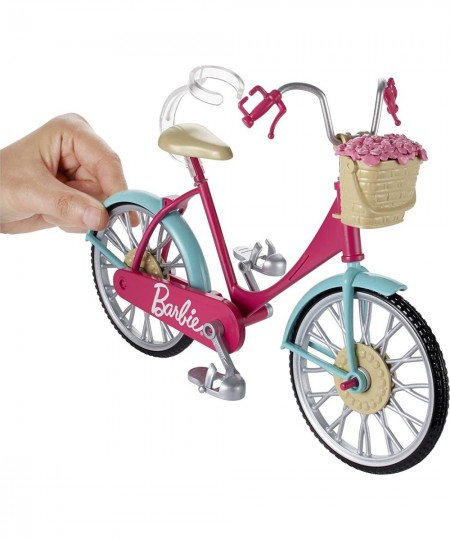 Bicycle with Basket of Flowers $28.45 - Doll Accessories